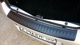 Накладка на задний бампер Renault Logan II с 2014 г.в.